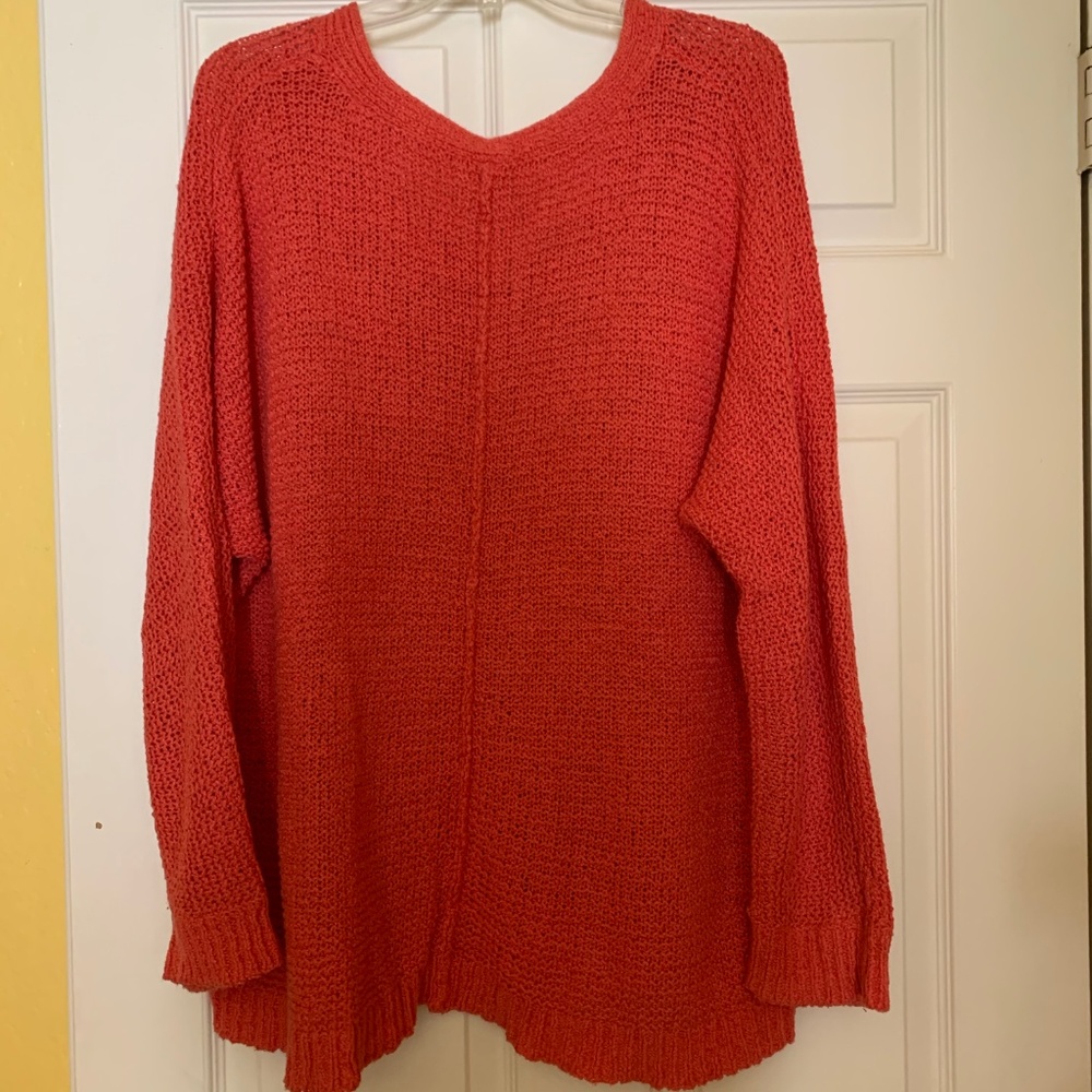 Free People Oversized Chunky Knit Sweater - Picture 3 of 6